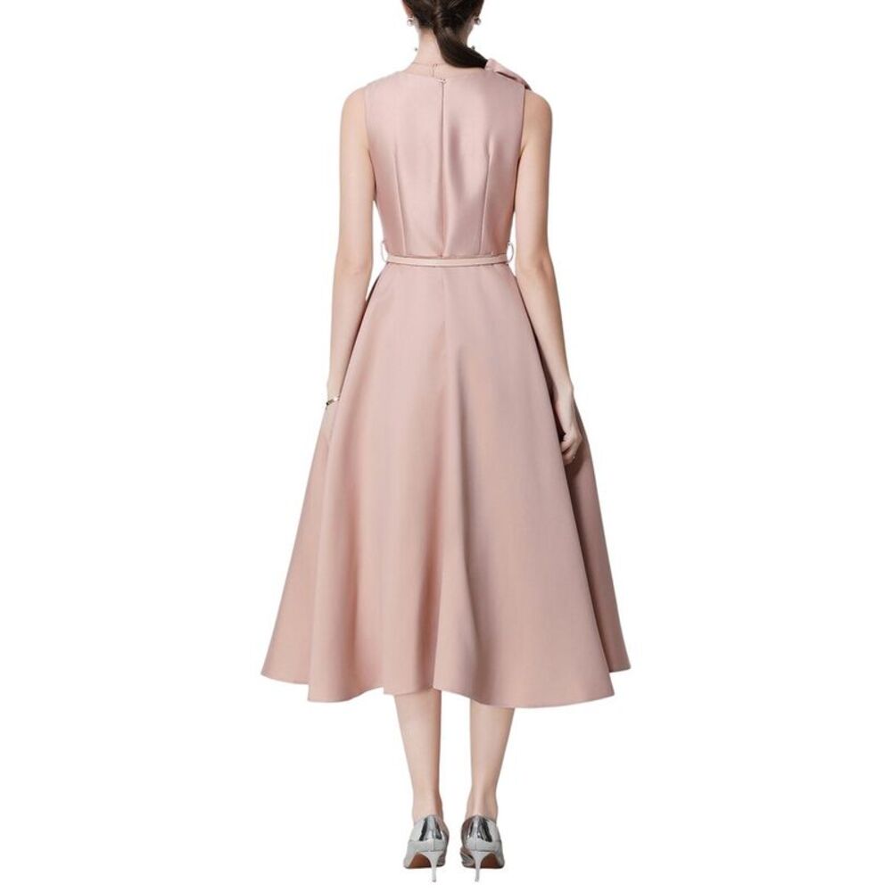 Kaimilan Womens  Solid Midi Dress - Picture 2 of 3
